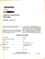 Heathkit PKW-101-scope-probe - Manual 